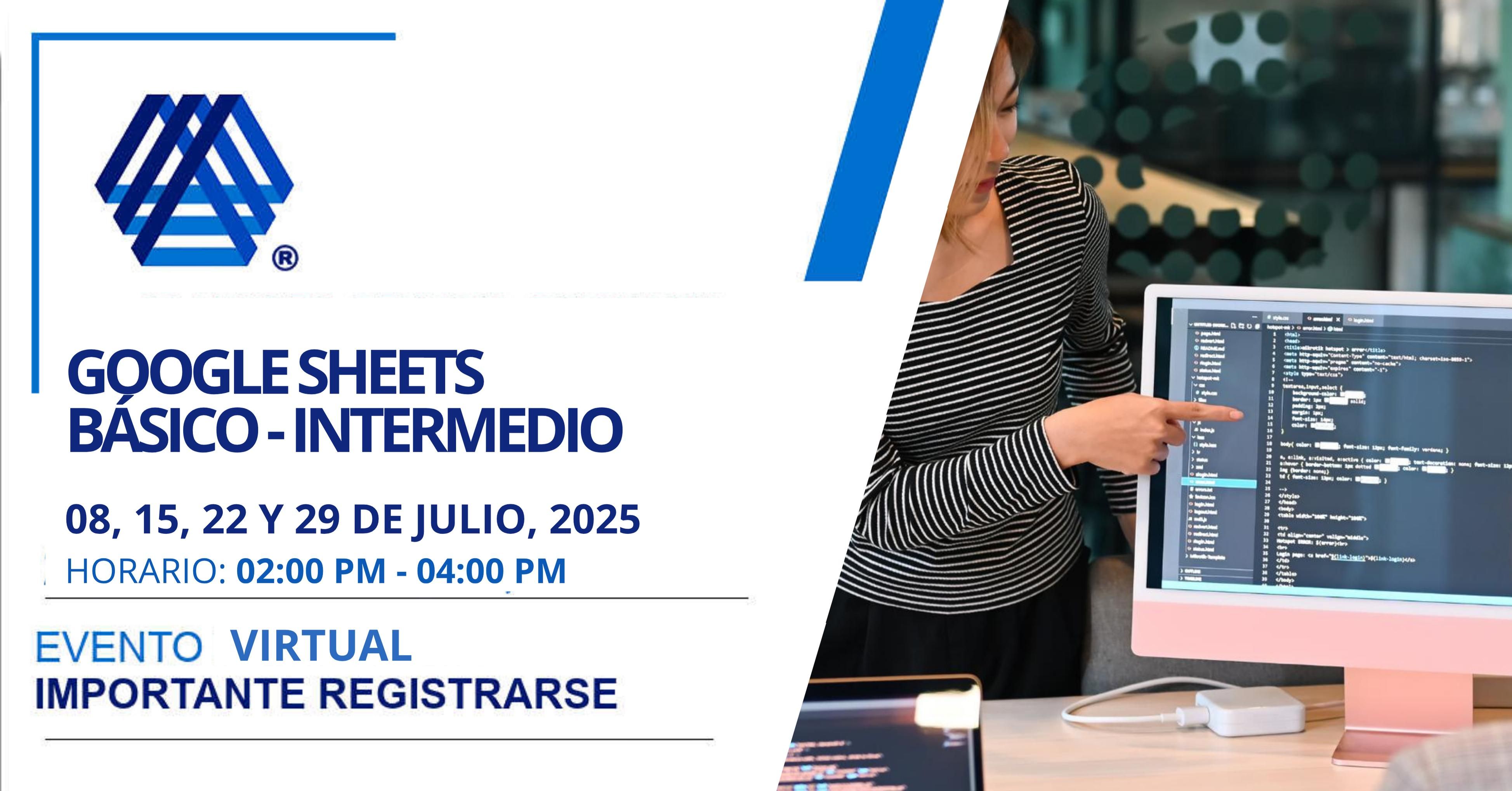 GOOGLE SHEETS BÁSICO-INTERMEDIO
